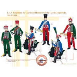 Das 2. Ehrengarde-Regiment der französischen Kaiserlichen Garde, 1813–1814