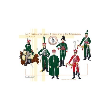 The 4th Regiment of Honor Guards of the French Imperial Guard, 1813-1814