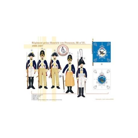 Prince Heinrich von Preussen Regiment, IR No. 35, 1800-1807