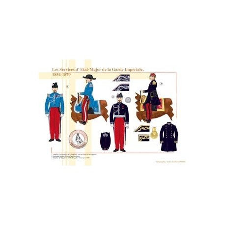 Les Services d'Etat-Major de la Garde Impériale, 1854-1870