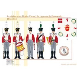 Le régiment de Fionie (Funen) du royaume de Danemark, 1812-1815
