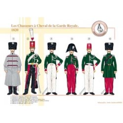 The Mounted Chasseurs of the French Royal Guard, 1820