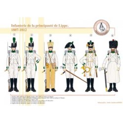 Infanterie de la principauté de Lippe, 1807-1812