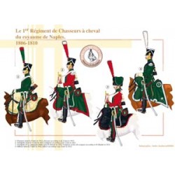 Le 1er Régiment de Chasseurs à cheval du royaume de Naples, 1806-1810