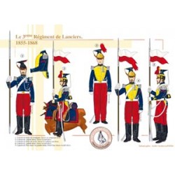 Le 3ème Régiment de Lanciers, 1855-1868
