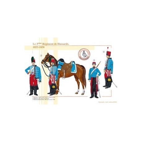 Das 3. französische Husarenregiment, 1853–1858