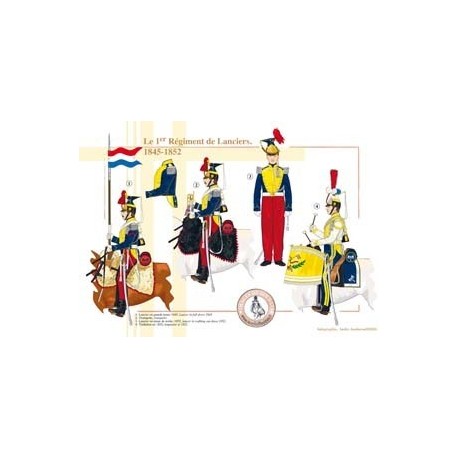 Le 1er Régiment de Lanciers, 1845-1852