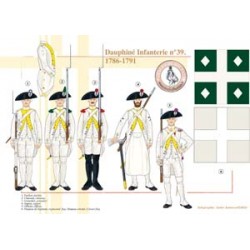 Dauphiné Infantry Regiment No. 39, 1786-1791