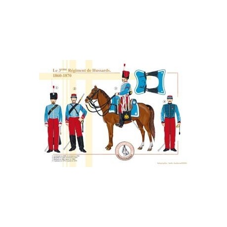 Das 3. Husarenregiment, 1860–1870