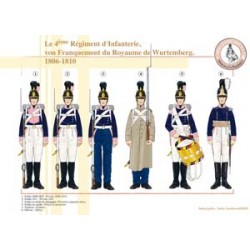Le 4ème Régiment d'Infanterie, von Franquemont du Royaume de Wurtemberg, 1806-1810