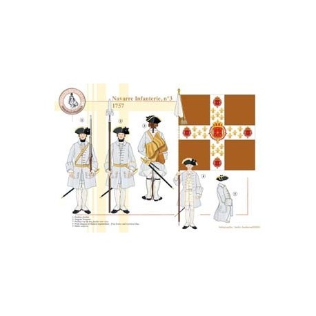 Navarrisches Infanterieregiment Nr. 3, 1757