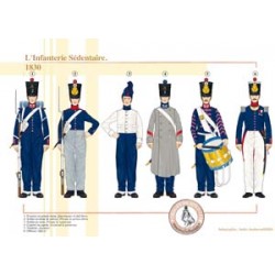 L'Infanterie Sédentaire, 1830