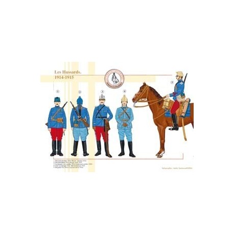 French Hussars, 1914–1915