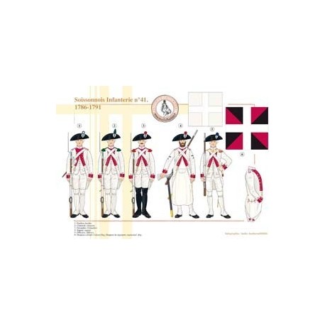 Soissonnois Infantry No. 41, 1786–1791