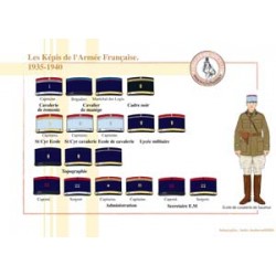 Les Képis de l'Armée Française, 1935-1940