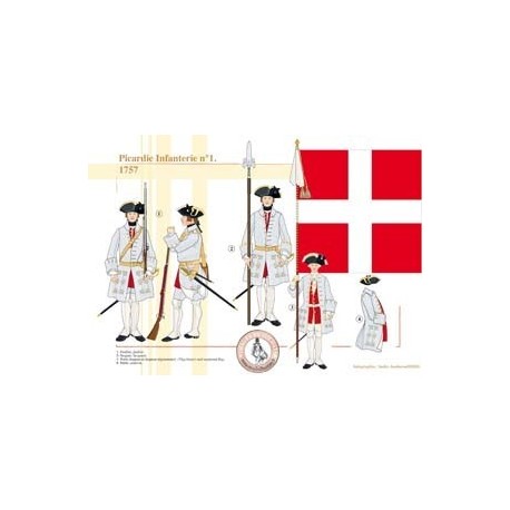 Picardie Infantry No. 1, 1757