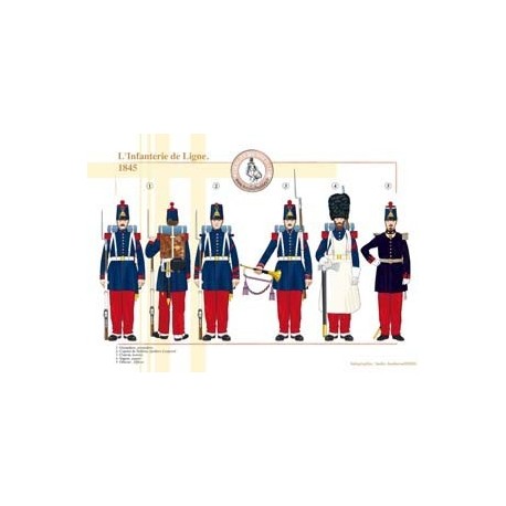 French Line Infantry, 1845