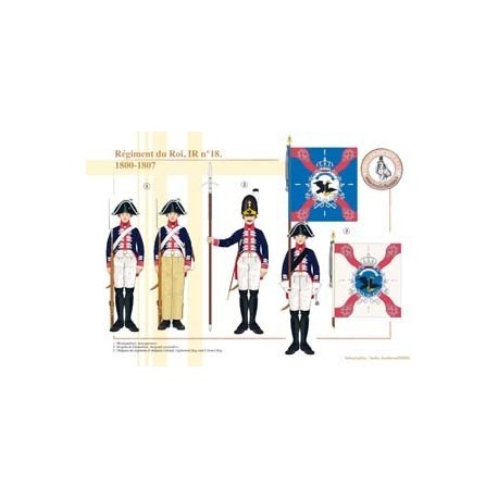 King's Regiment (IR No. 18), 1800–1807