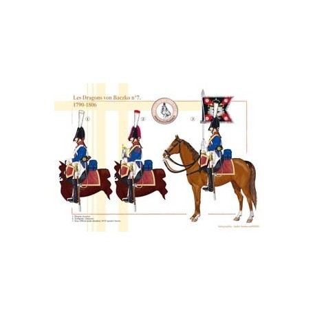 Les Dragons von Baczko n°7, 1790-1806