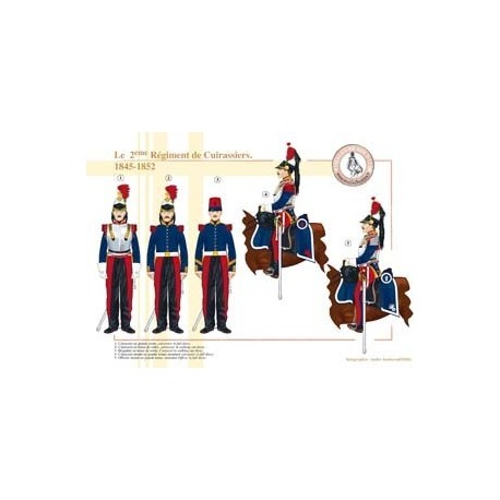 Das 2. französische Kürassierregiment, 1845–1852