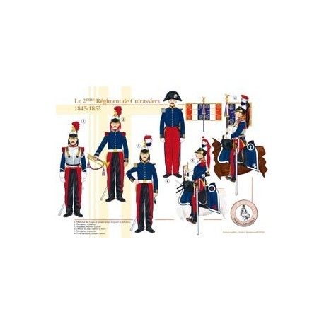 Le 2ème Régiment de Cuirassiers, 1845-1852