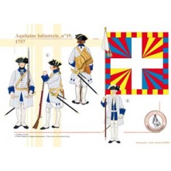Aquitaine Infantry No. 19, 1757