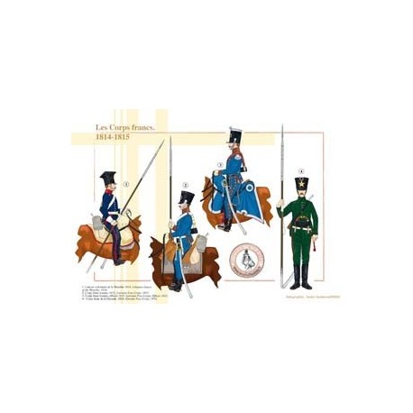 Les Corps Francs, 1814-1815