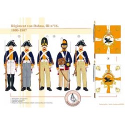 Von Dohna Regiment, IR No. 16, 1800–1807