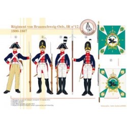 Régiment von Braunschweig-Oels, IR n°12, 1800-1807
