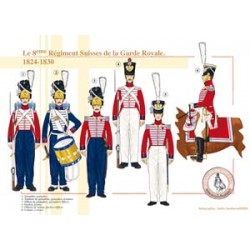 Das 8. Schweizer Regiment der Königlichen Garde, 1824–1830